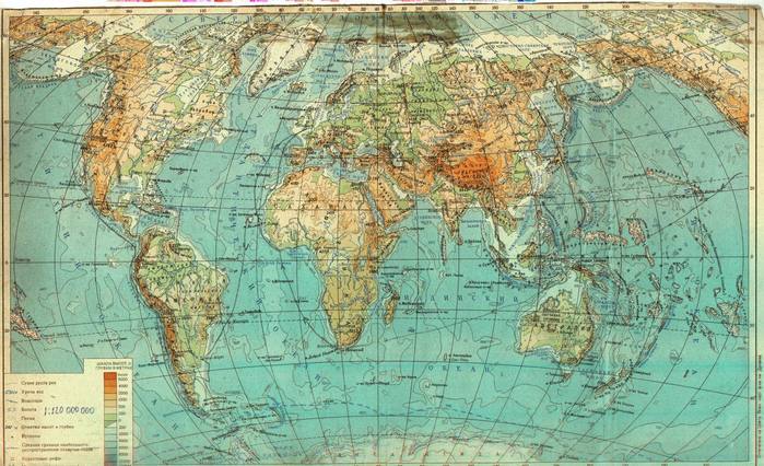 Карта мира с другой точки зрения