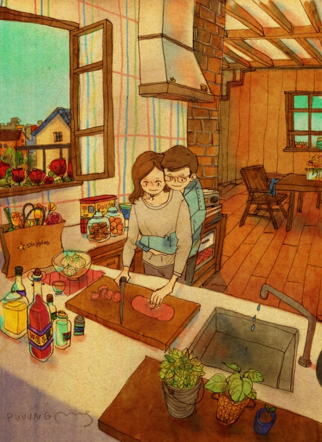 15699510-r3l8t8d-650-sweet-couple-love-illustrations-art-puuung-32__700